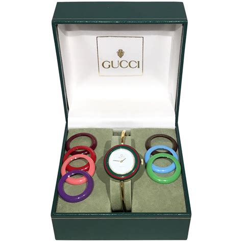 interchangeable bezel watch gucci|gucci replacement bezels.